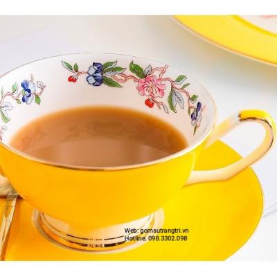 Bộ Ấm Chén Phong Cách Châu Âu Các Màu